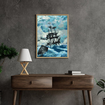 Diamond Painting - Statek w burzy 3 - SEOS Shop ®