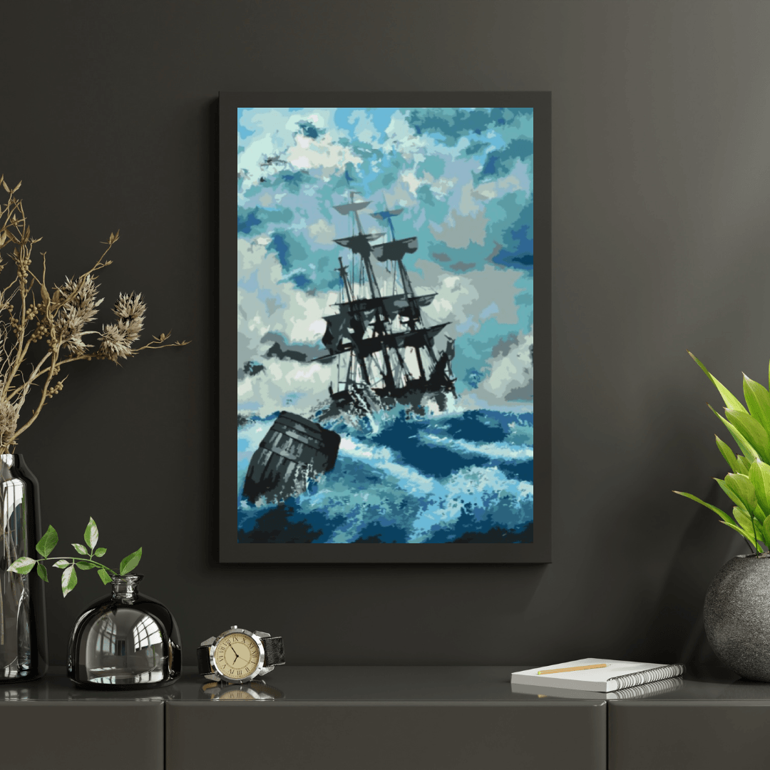 Diamond Painting - Statek w burzy 3 - SEOS Shop ®