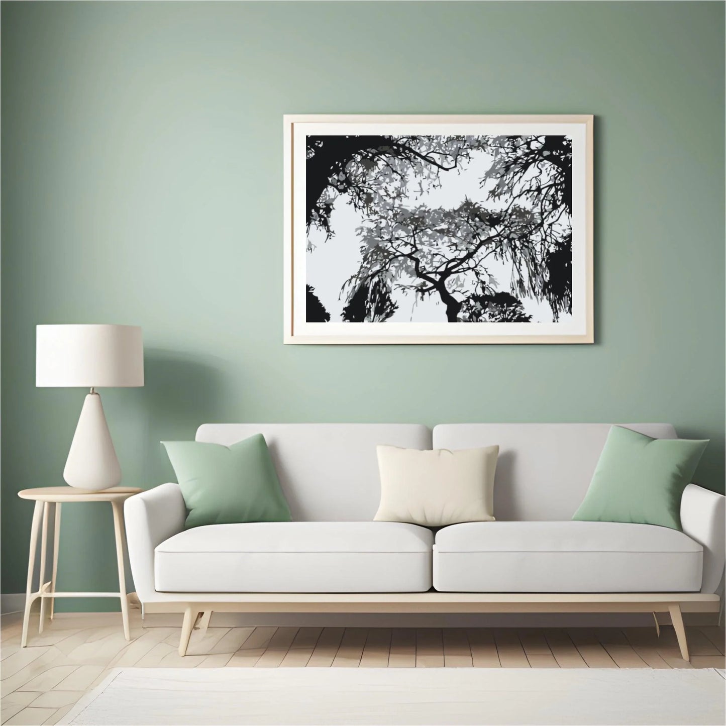 Diamond Painting - Sylwetka drzew - SEOS Shop ®