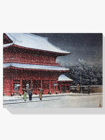 Diamond Painting - Śnieg nad Świątynią Zojoji - SEOS Shop ®