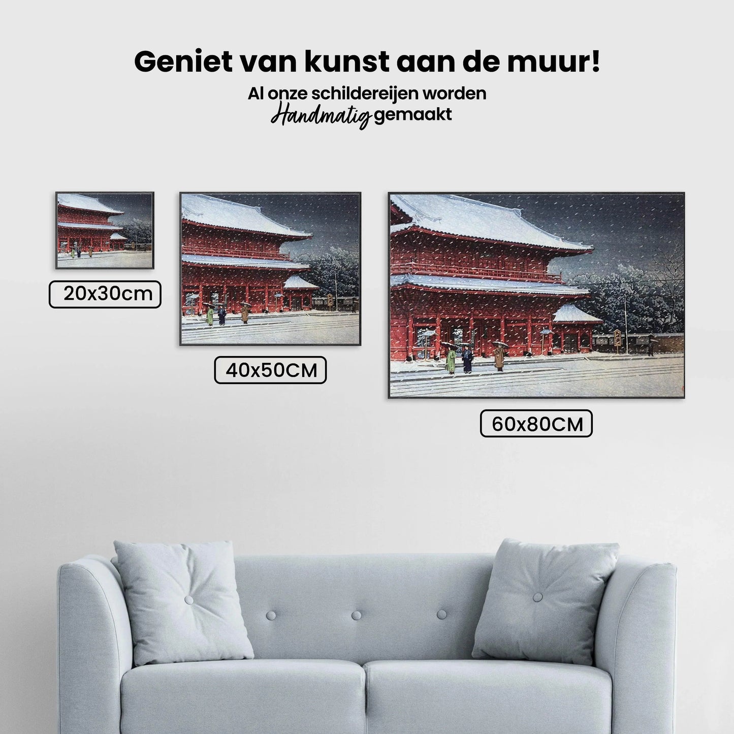 Diamond Painting - Śnieg nad Świątynią Zojoji - SEOS Shop ®