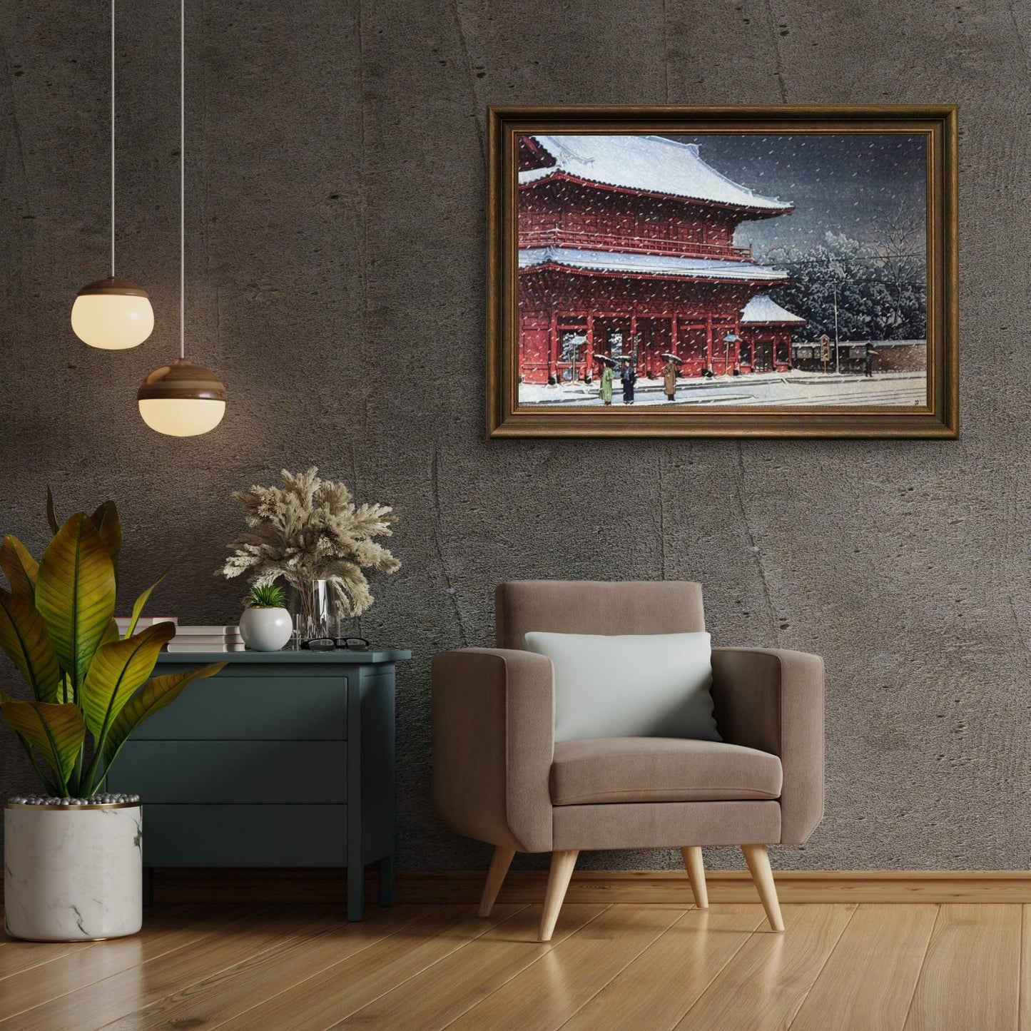 Diamond Painting - Śnieg nad Świątynią Zojoji - SEOS Shop ®