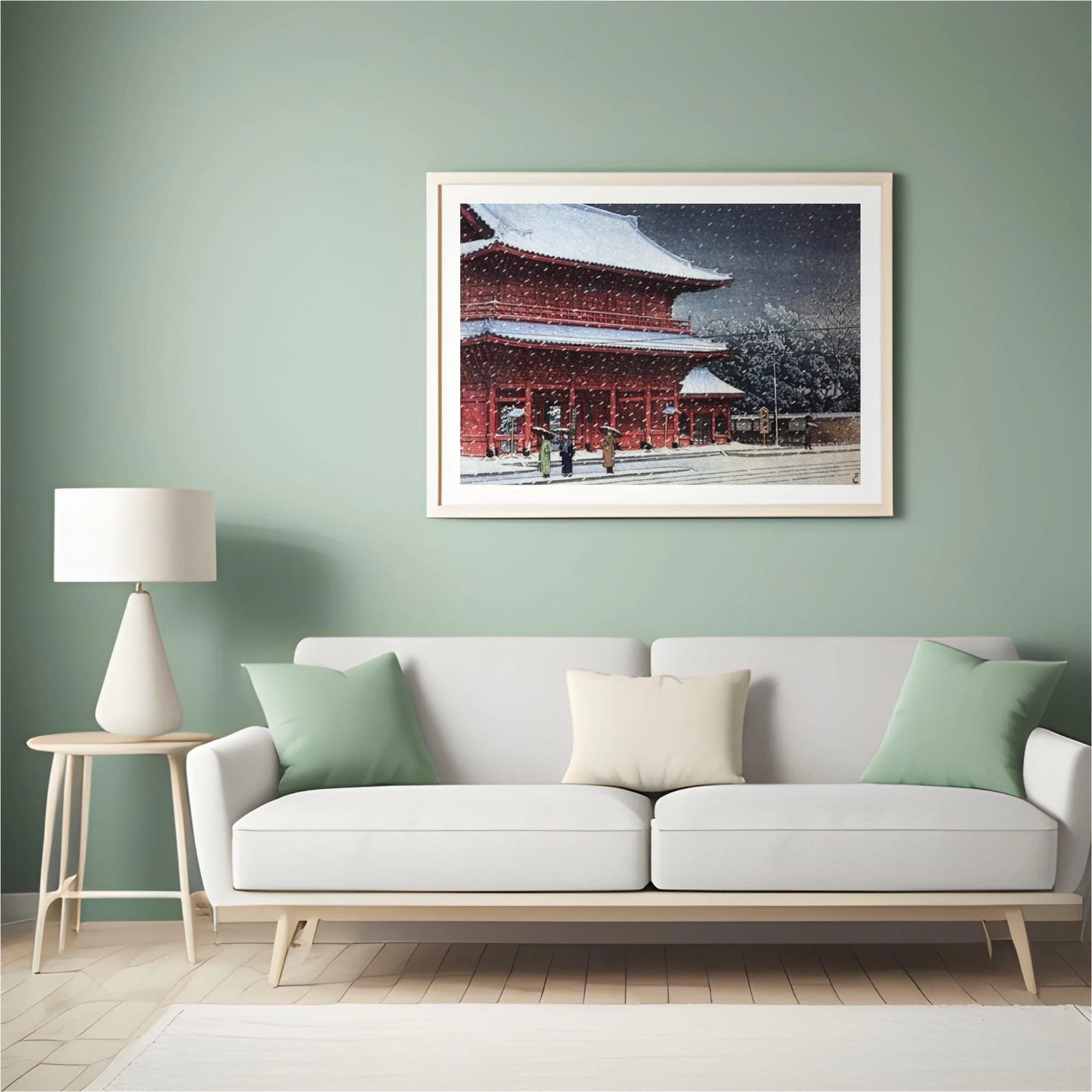 Diamond Painting - Śnieg nad Świątynią Zojoji - SEOS Shop ®