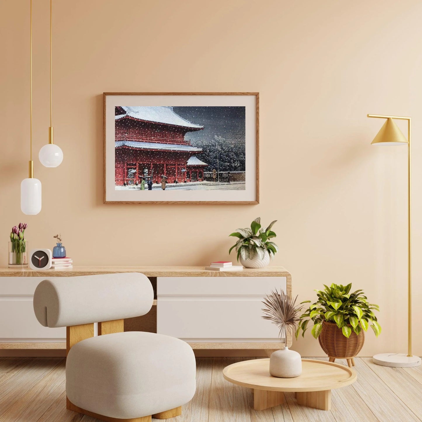 Diamond Painting - Śnieg nad Świątynią Zojoji - SEOS Shop ®