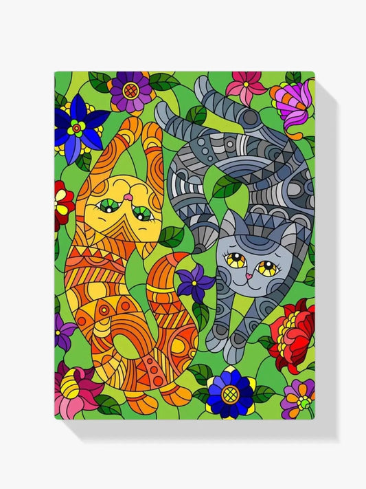 Diamond Painting - Zabawne kotki