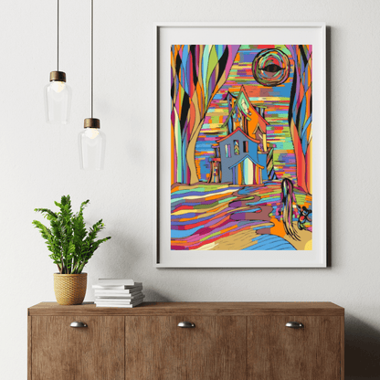 Diamond Painting - Strasznie Kolorowy Dom - SEOS Shop ®