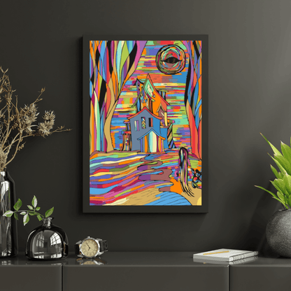 Diamond Painting - Strasznie Kolorowy Dom - SEOS Shop ®