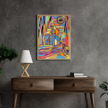 Diamond Painting - Strasznie Kolorowy Dom - SEOS Shop ®