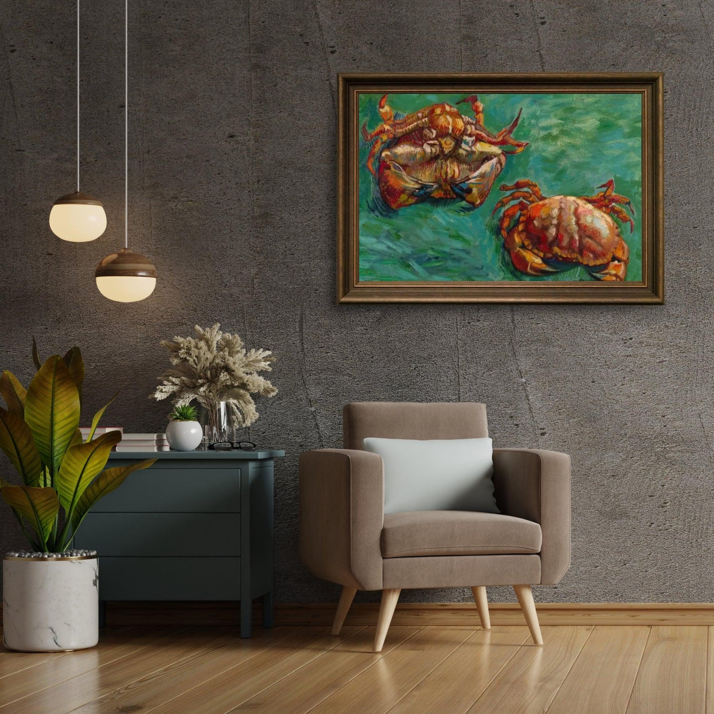 Diamond Painting - Dwa kraby