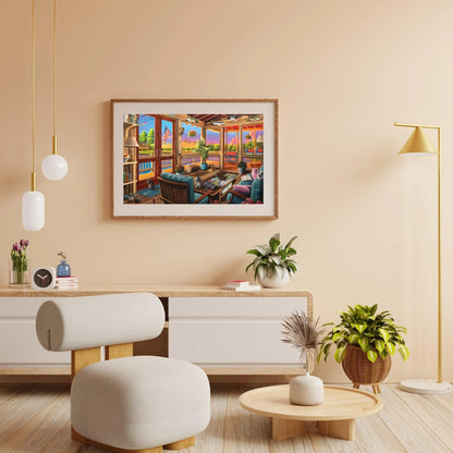 Diamond Painting - Widok na jezioro - SEOS Shop ®