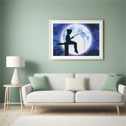 Diamond Painting - Ryby pod pełnią księżyca - SEOS Shop ®