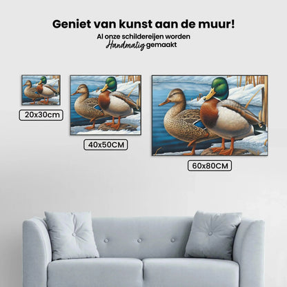 Diamond Painting - Zimowi goście