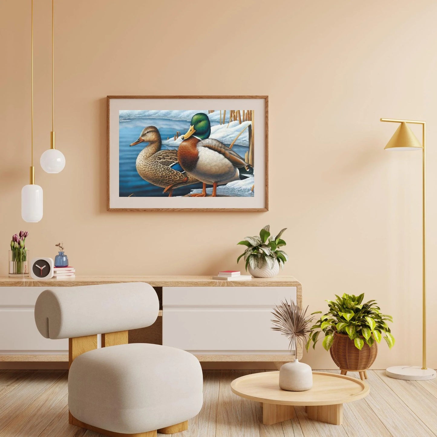 Diamond Painting - Zimowi goście