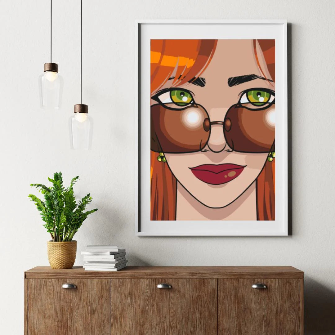 Diamond Painting - Widok przez okulary przeciwsłoneczne - SEOS Shop ®
