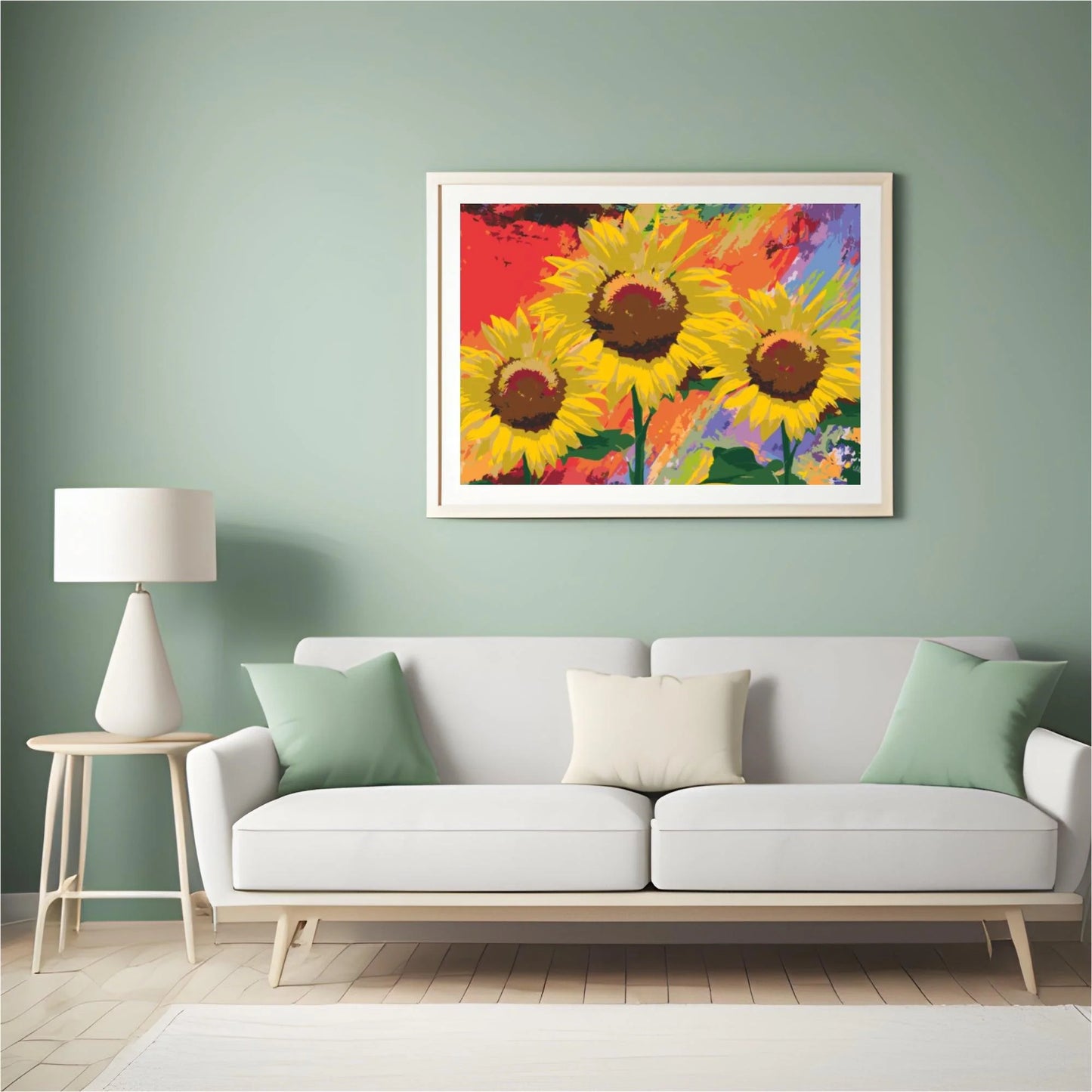 Diamond Painting - Słoneczniki w studiu - SEOS Shop ®