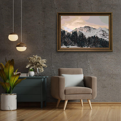 Diamond Painting - Szwajcarskie Alpy Jungfrau - SEOS Shop ®