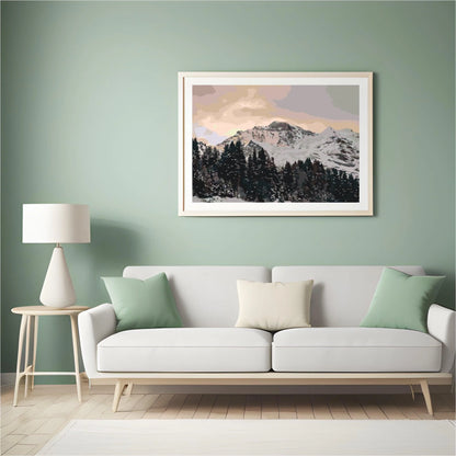 Diamond Painting - Szwajcarskie Alpy Jungfrau - SEOS Shop ®