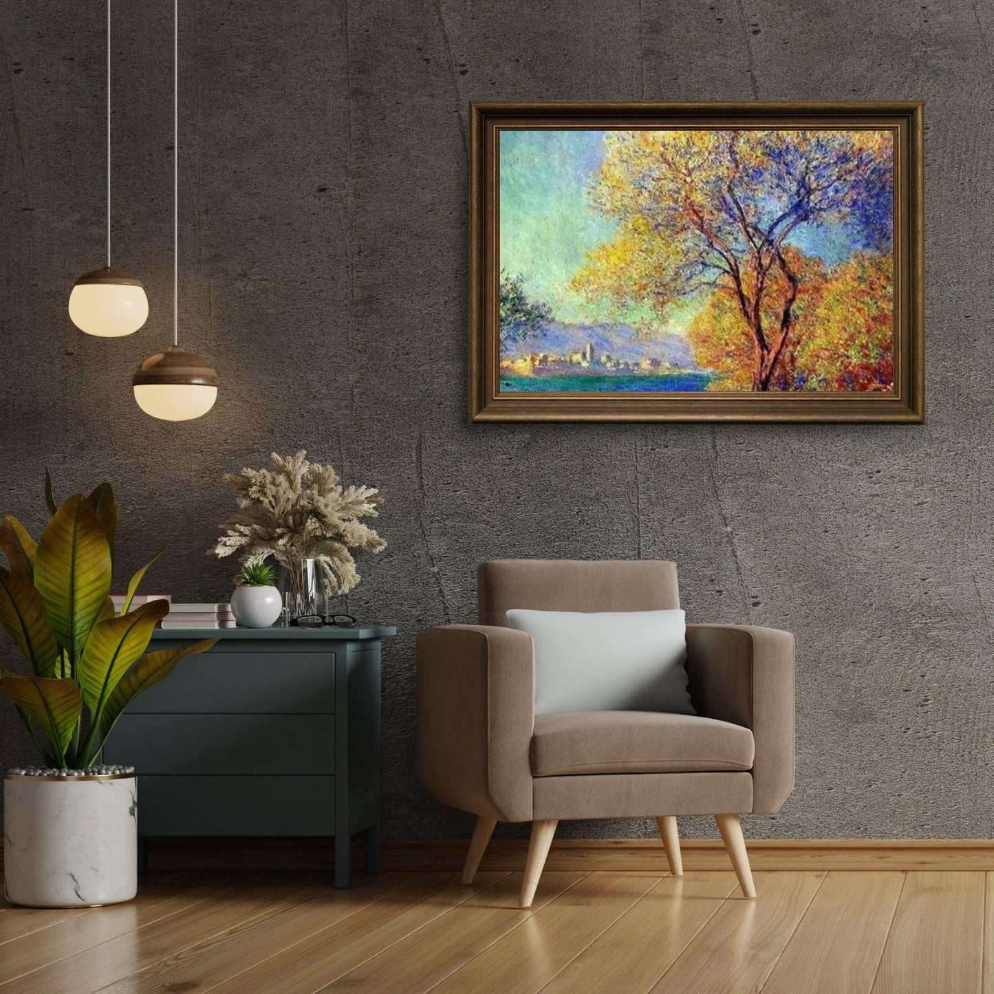 Diamond Painting Antibes widziane z ogrodów Salis - SEOS Shop ®