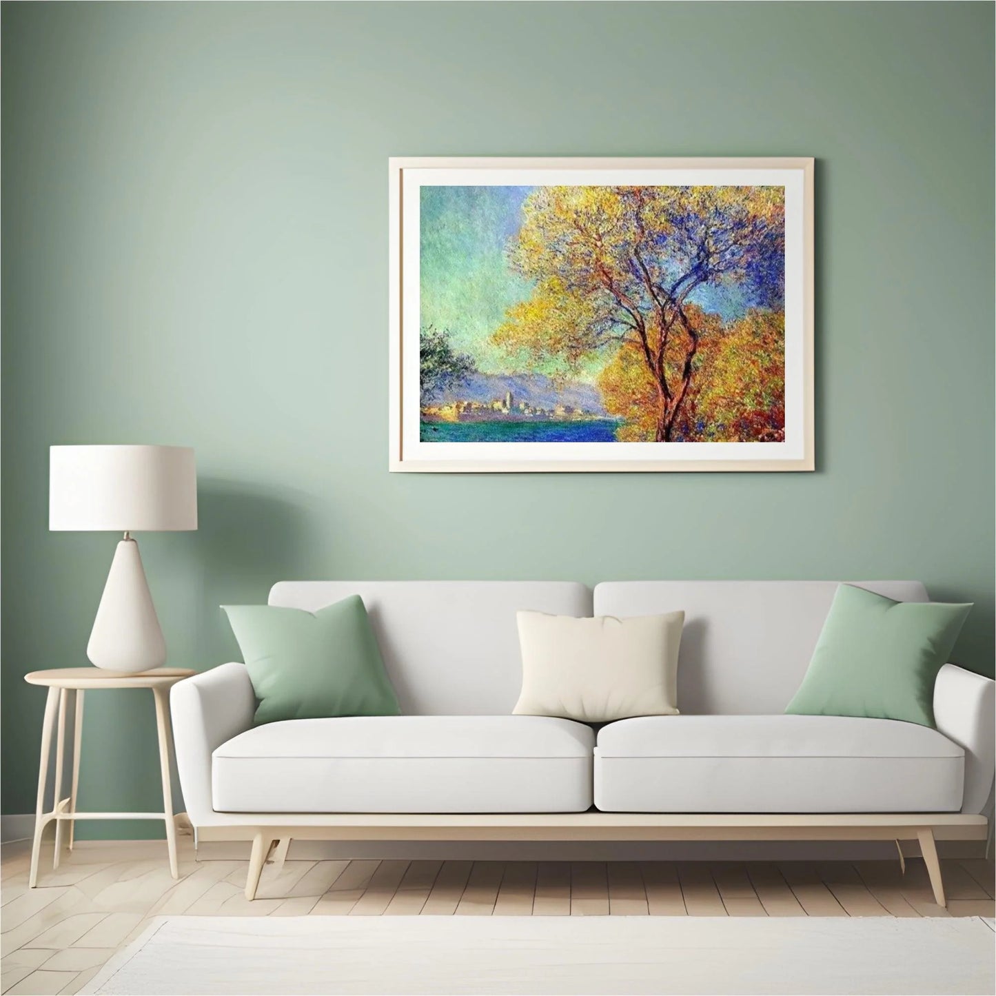 Diamond Painting Antibes widziane z ogrodów Salis - SEOS Shop ®