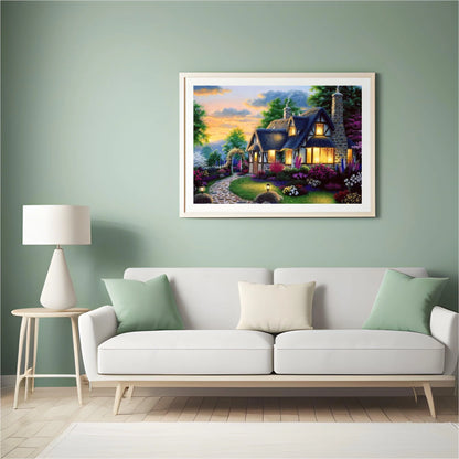 Diamond Painting Berghuis i ogród - SEOS Shop ®