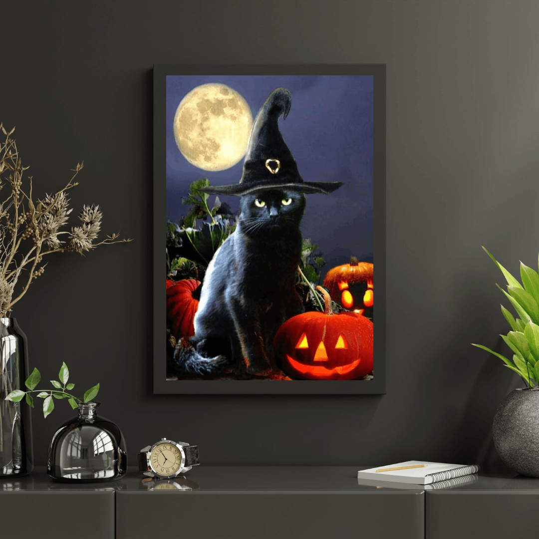 Diamond Painting Czarny Kot - SEOS Shop ®