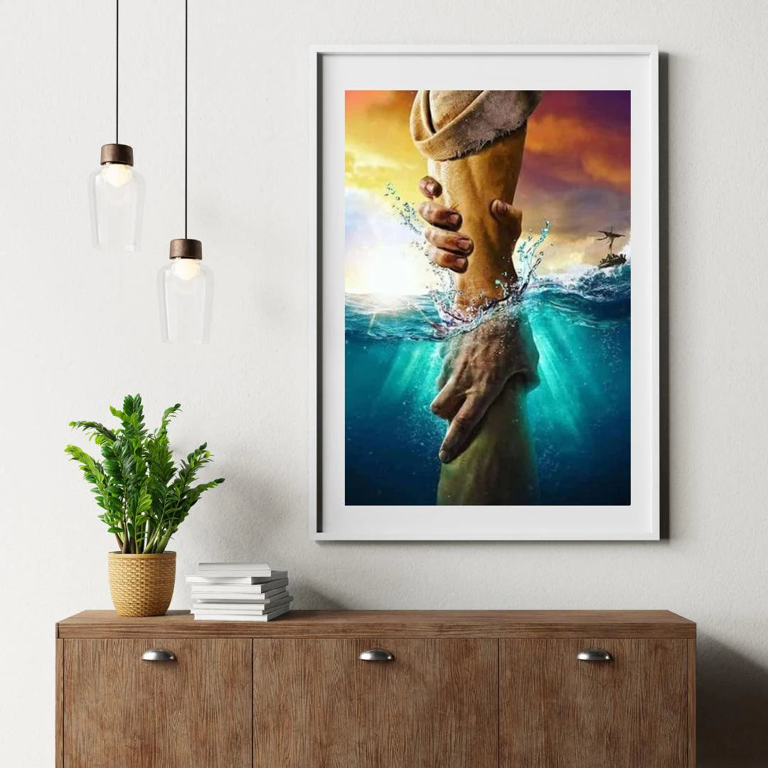 Diamond Painting Ręka Boga Jezus - SEOS Shop ®