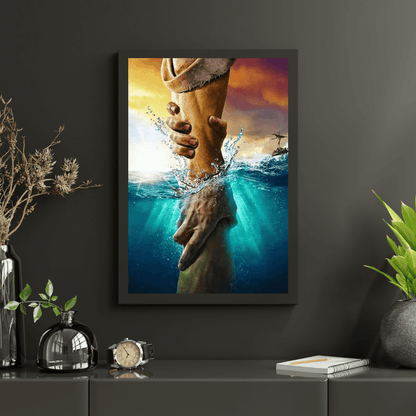 Diamond Painting Ręka Boga Jezus - SEOS Shop ®