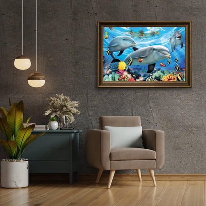 Diamond Painting Świat Delfinów - SEOS Shop ®