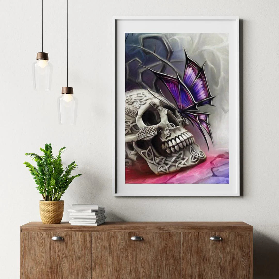 Diamond Painting Czaszka - Motyl - SEOS Shop ®