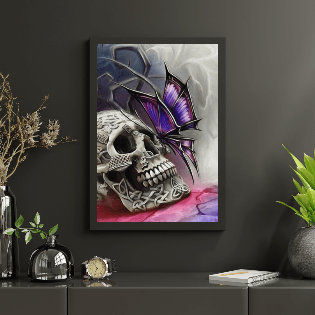 Diamond Painting Czaszka - Motyl - SEOS Shop ®