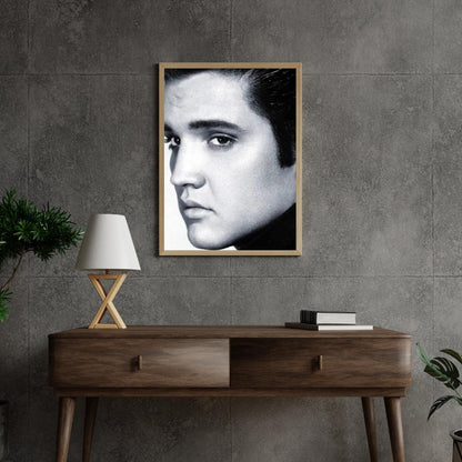 Diamond Painting Elvis Presley w czerni i bieli - SEOS Shop ®