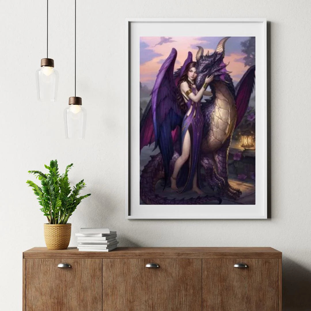 Diamond Painting Fee z Dragonem - SEOS Shop ®
