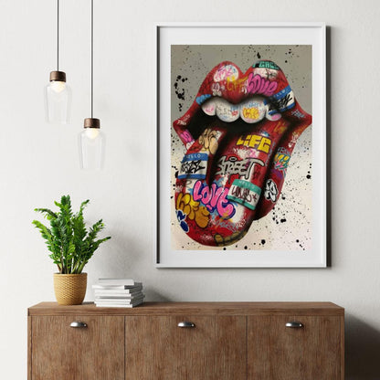 Diamond Painting Kolorowy Język - SEOS Shop ®