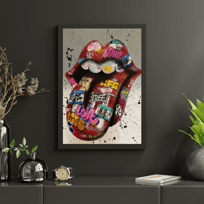 Diamond Painting Kolorowy Język - SEOS Shop ®