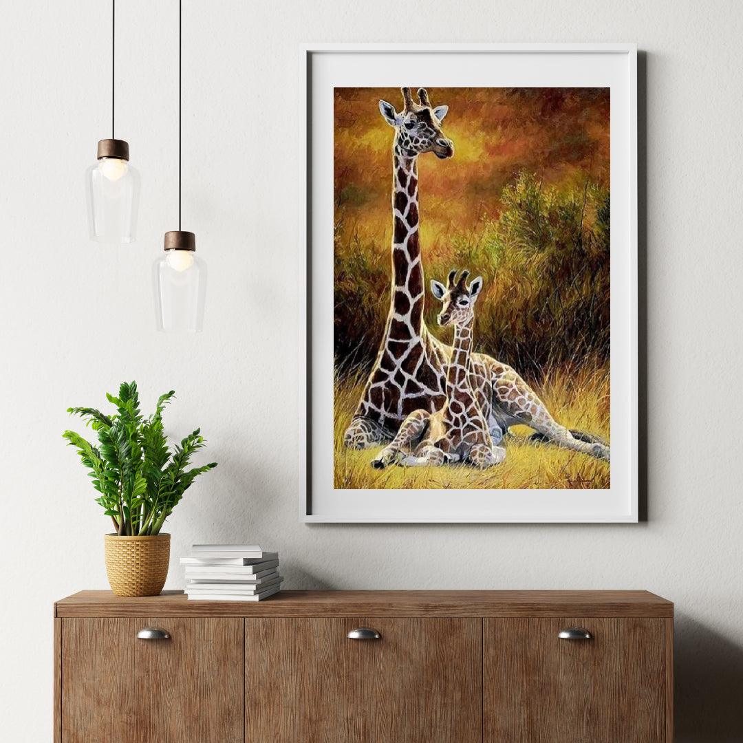 Diamond Painting Żyrafa Matka i Dziecko – SEOS Shop ®