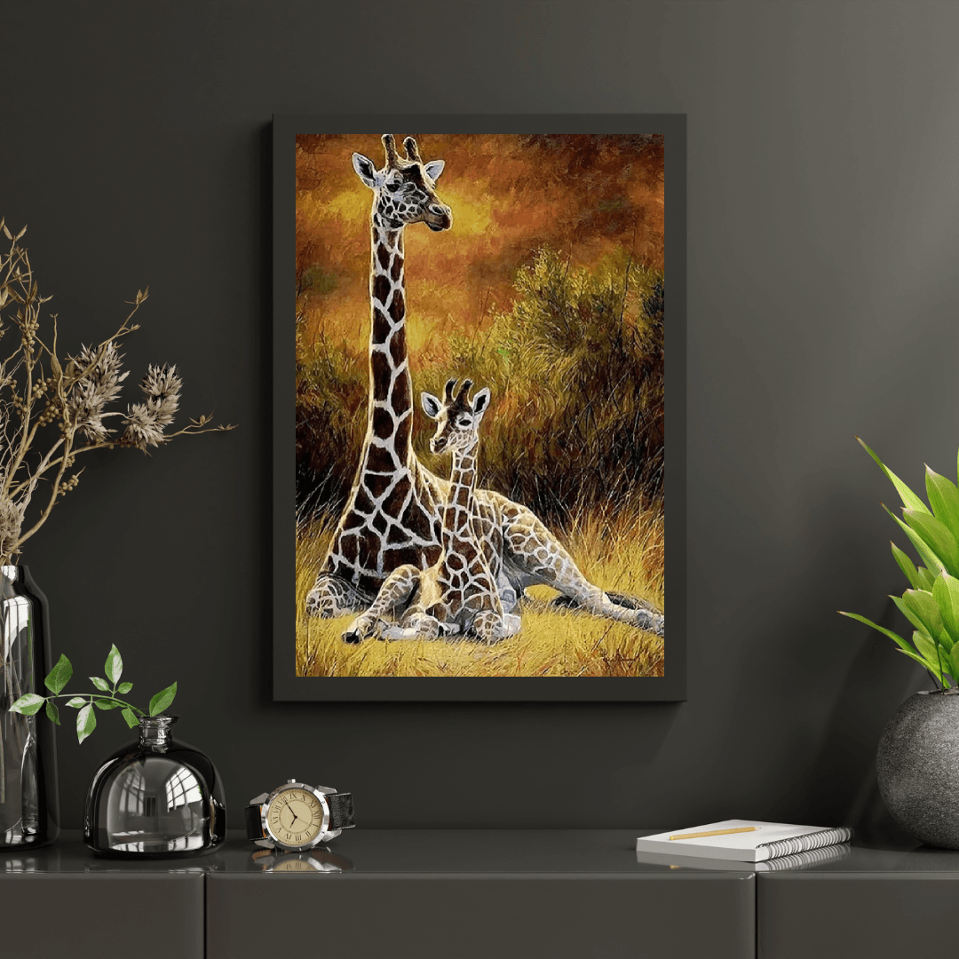 Diamond Painting Żyrafa Matka i Dziecko – SEOS Shop ®