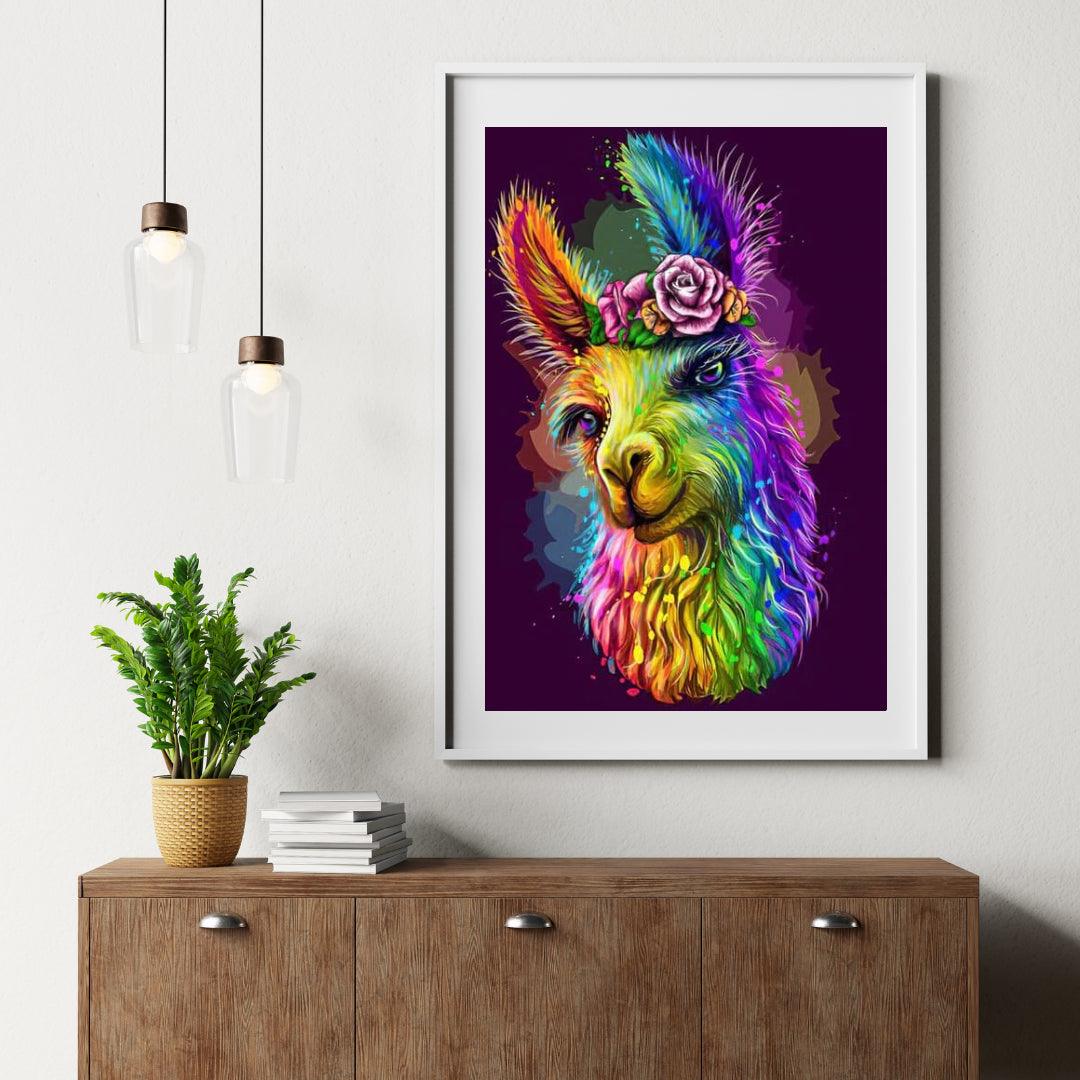 Diamond Painting Zabawna lama - SEOS Shop ®