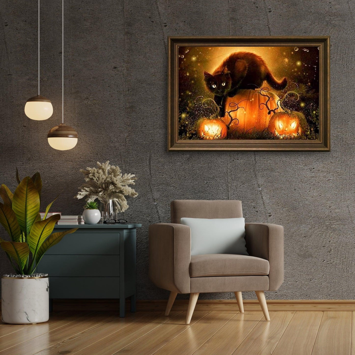 Diamond Painting Halloween Kot - SEOS Shop ®