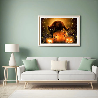 Diamond Painting Halloween Kot - SEOS Shop ®