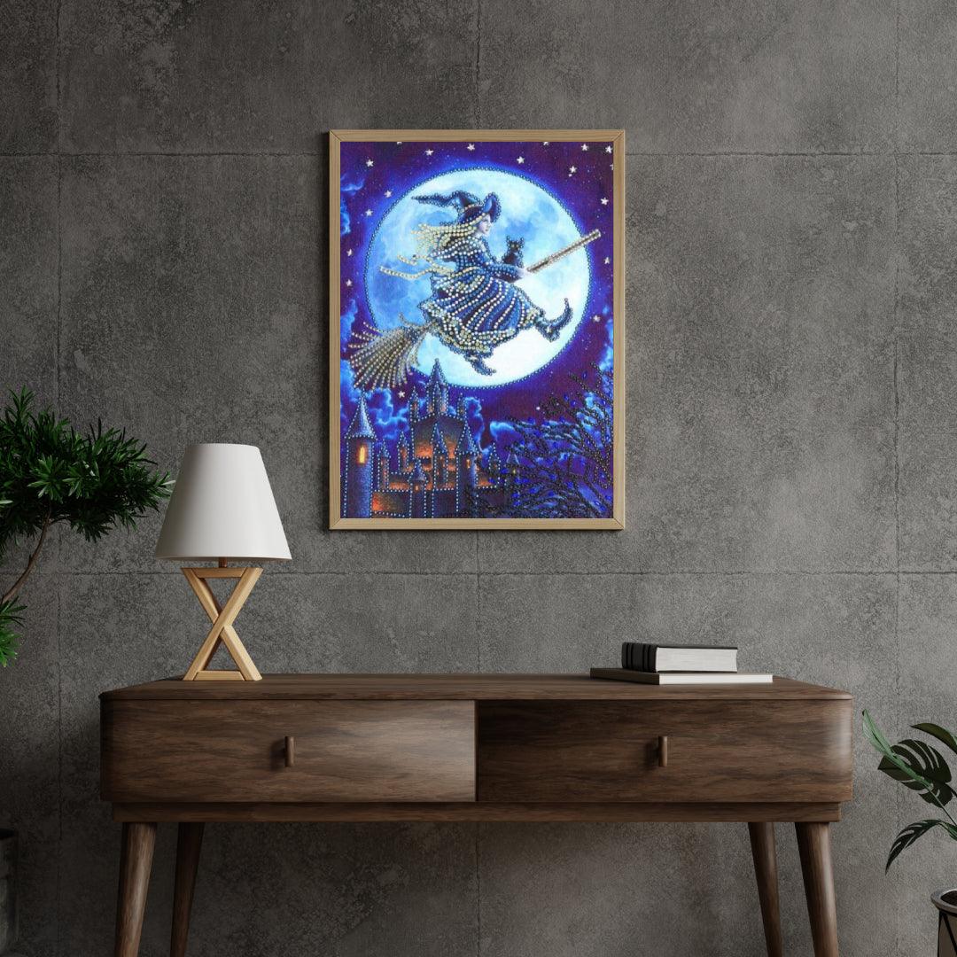 Diamond Painting Czarownica w Księżycowym Blasku - SEOS Shop ®