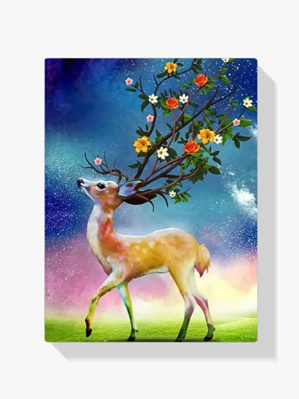 Diamond Painting Jelenie i Kwiaty Róg - SEOS Shop ®