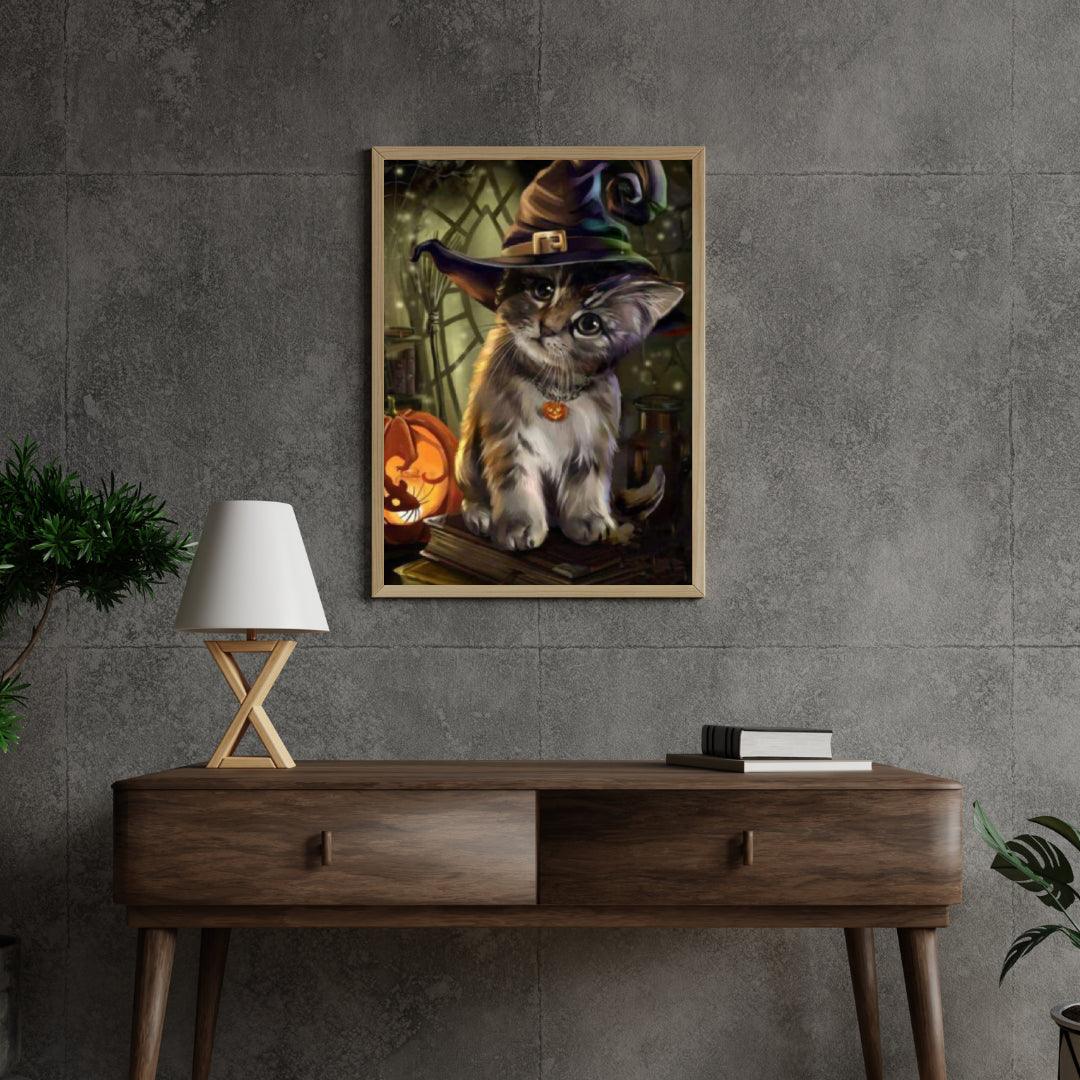 Diamond Painting Kot Halloween - SEOS Shop ®