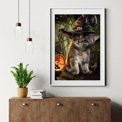 Diamond Painting Kot Halloween - SEOS Shop ®