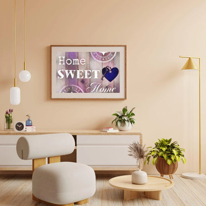 Diamond Painting Home Sweet Home Jasno Różowy – SEOS Shop ®