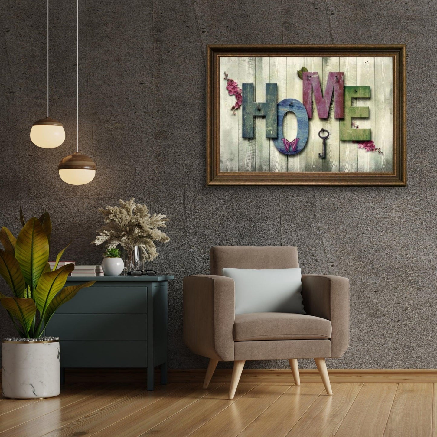 Diamond Painting Home z motylem i kluczem – SEOS Shop ®