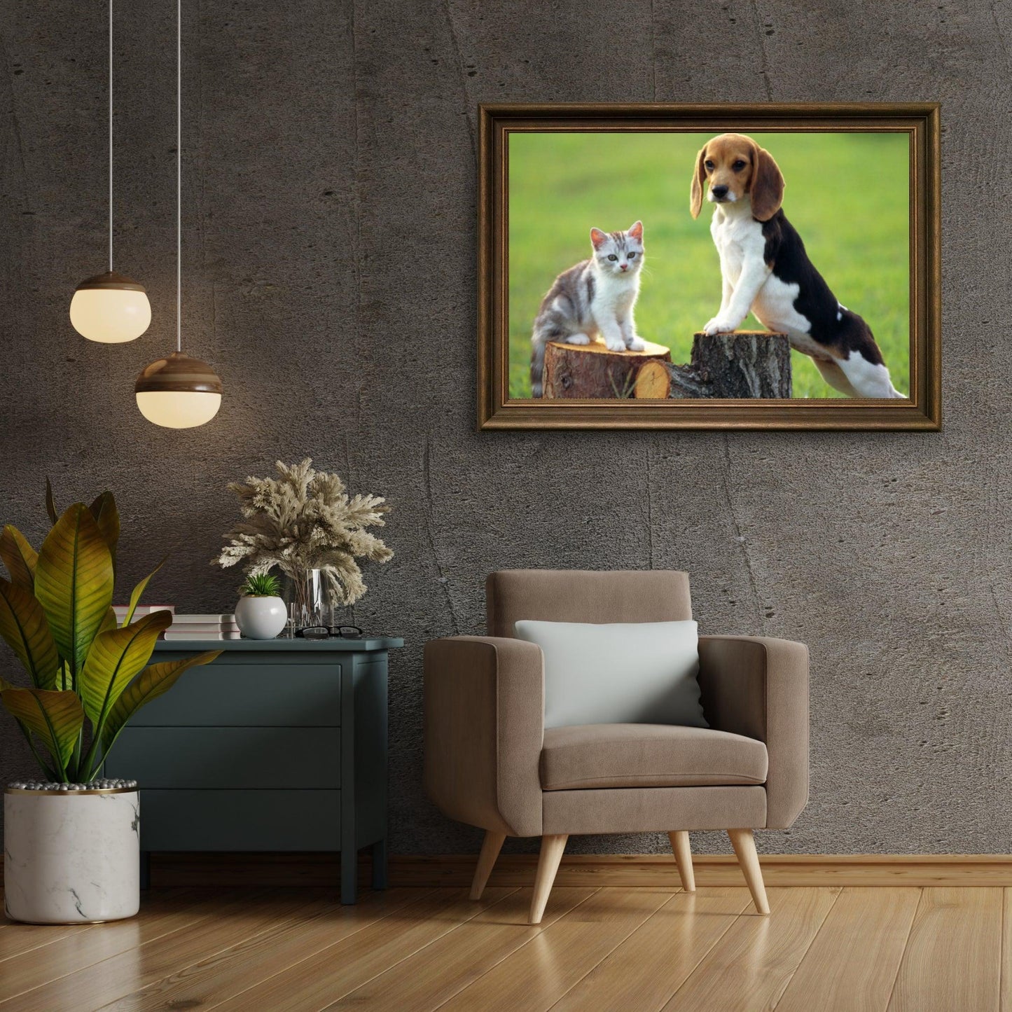 Diamond Painting Pies z Kotem - SEOS Shop ®