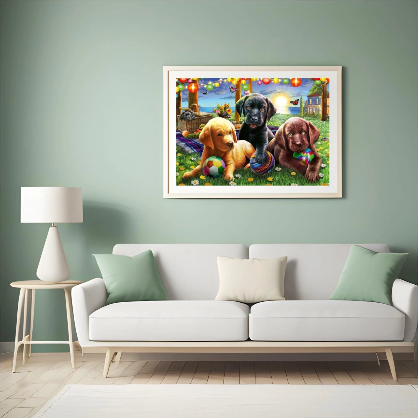 Diamond Painting Psy Bawią się - SEOS Shop ®