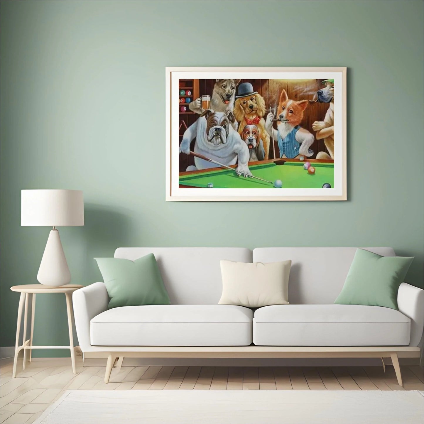 Diamond Painting Psy Bawiące Się w Basenie - SEOS Shop ®