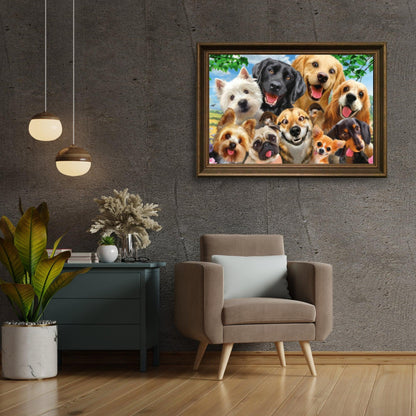 Diamond Painting Psy Tonie Język - SEOS Shop ®