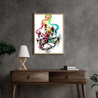 Diamond Painting Płaczące Wilki – SEOS Shop ®